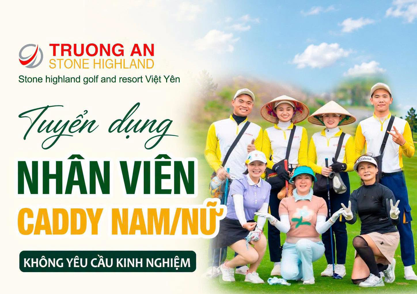STONE HIGHLAND - TUYỂN DỤNG CADDY NAM/NỮ